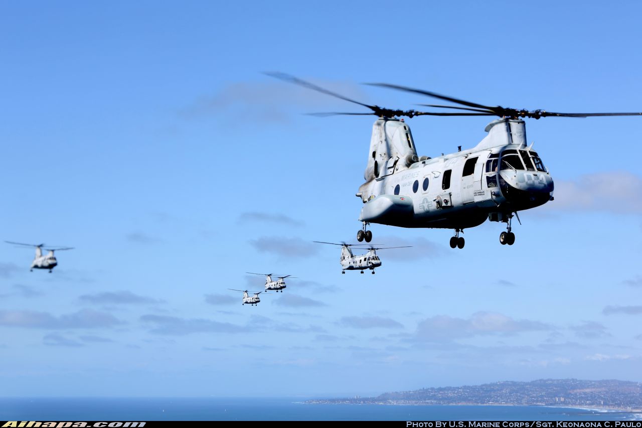 波音-伏托尔 CH-46E&ldquo;海上骑士&rdquo; \vert{} ID:29788