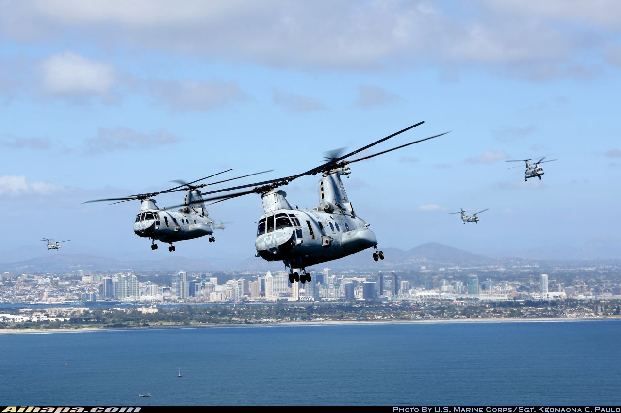 波音-伏托尔 CH-46E&ldquo;海上骑士&rdquo; \vert{} ID:29792