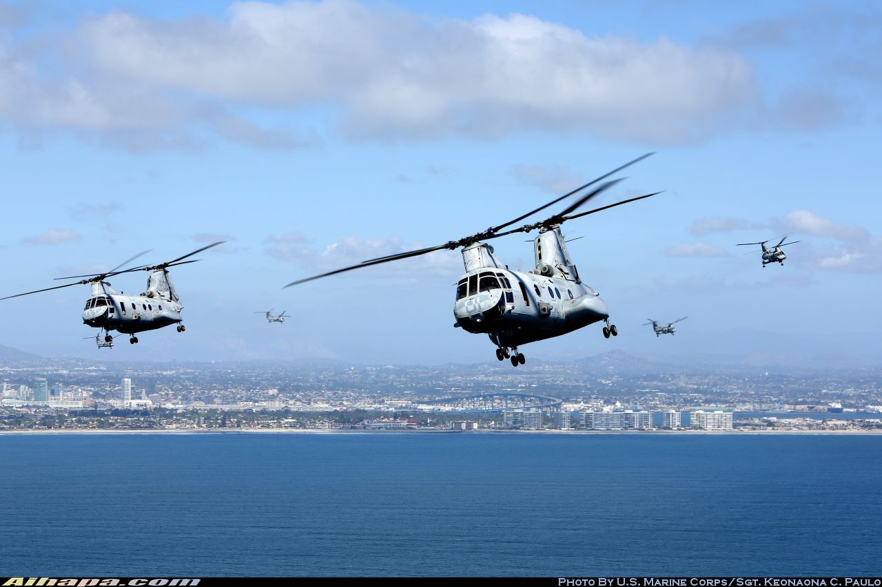 波音-伏托尔 CH-46E&ldquo;海上骑士&rdquo; \vert{} ID:29794