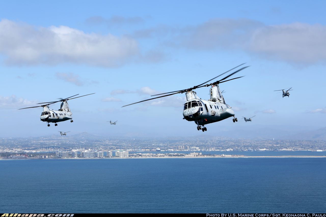 波音-伏托尔 CH-46E&ldquo;海上骑士&rdquo; \vert{} ID:29796