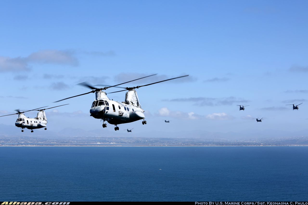 波音-伏托尔 CH-46E&ldquo;海上骑士&rdquo; \vert{} ID:29800