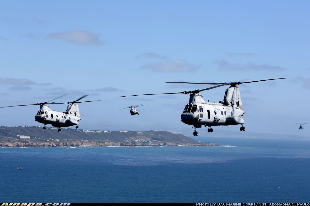 波音-伏托尔 CH-46E&ldquo;海上骑士&rdquo; \vert{} ID:29806