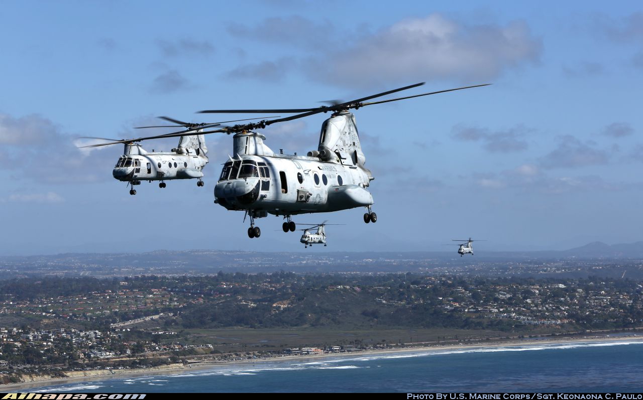 波音-伏托尔 CH-46E&ldquo;海上骑士&rdquo; \vert{} ID:29808