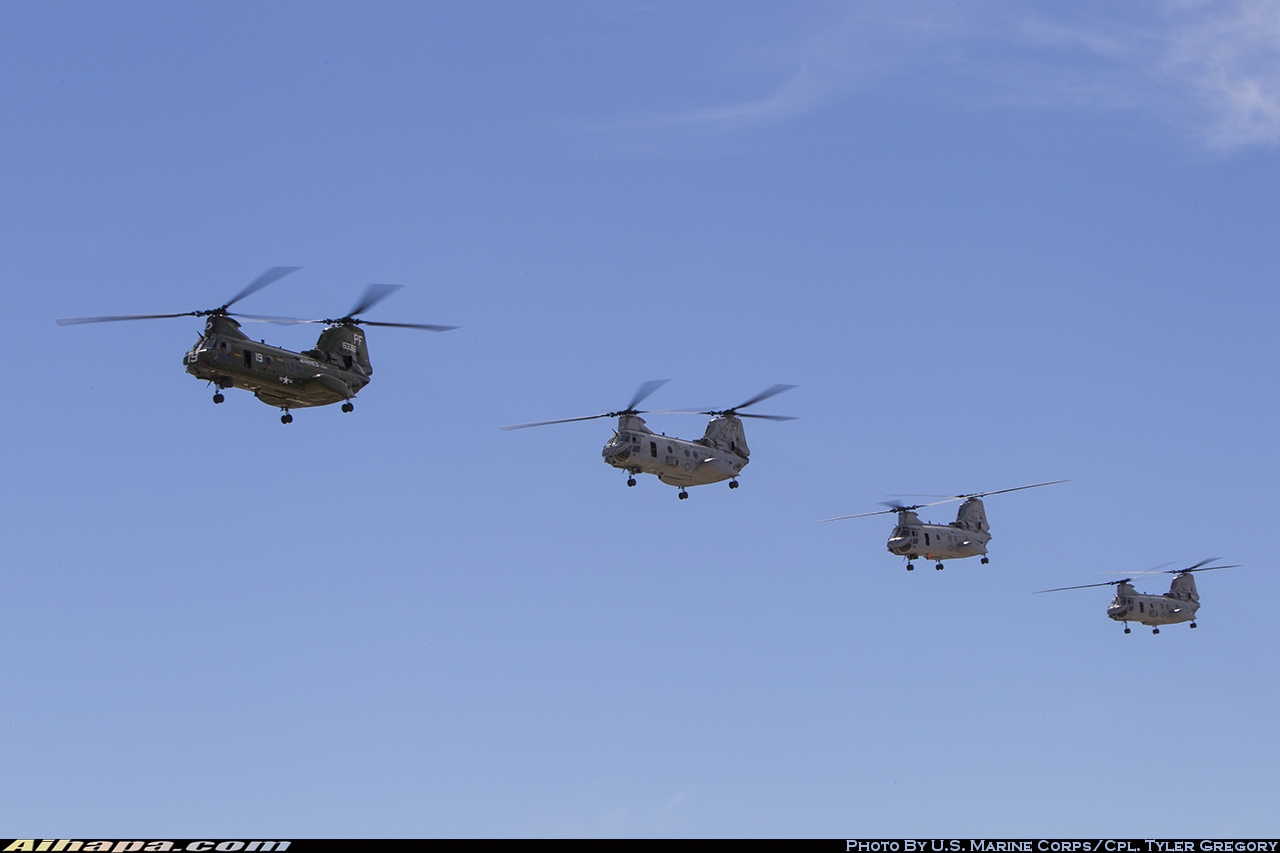 波音-伏托尔 CH-46E&ldquo;海上骑士&rdquo; \vert{} ID:14556