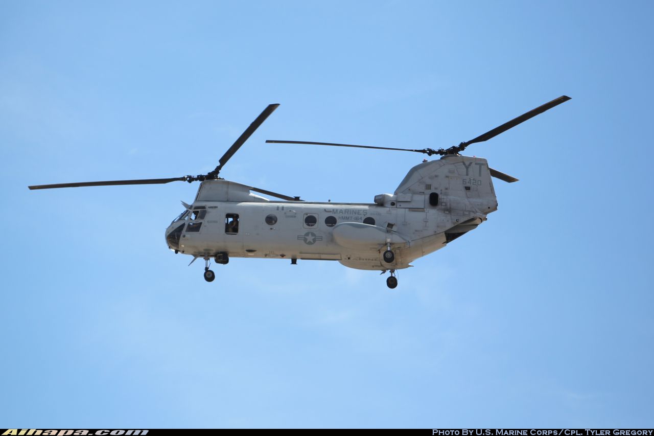 波音-伏托尔 CH-46E&ldquo;海上骑士&rdquo; \vert{} ID:14552