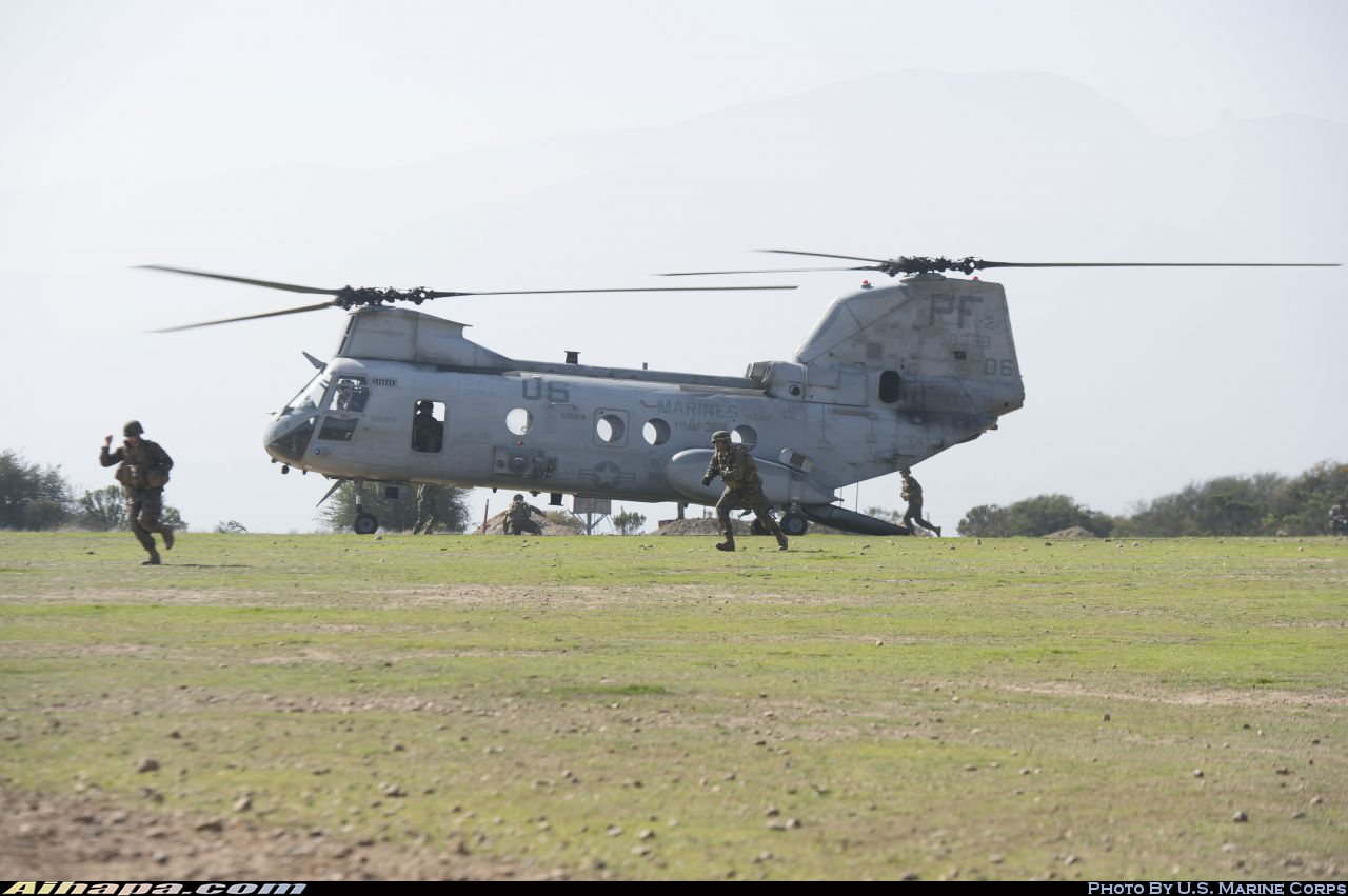 波音-伏托尔 CH-46E&ldquo;海上骑士&rdquo; \vert{} ID:12716