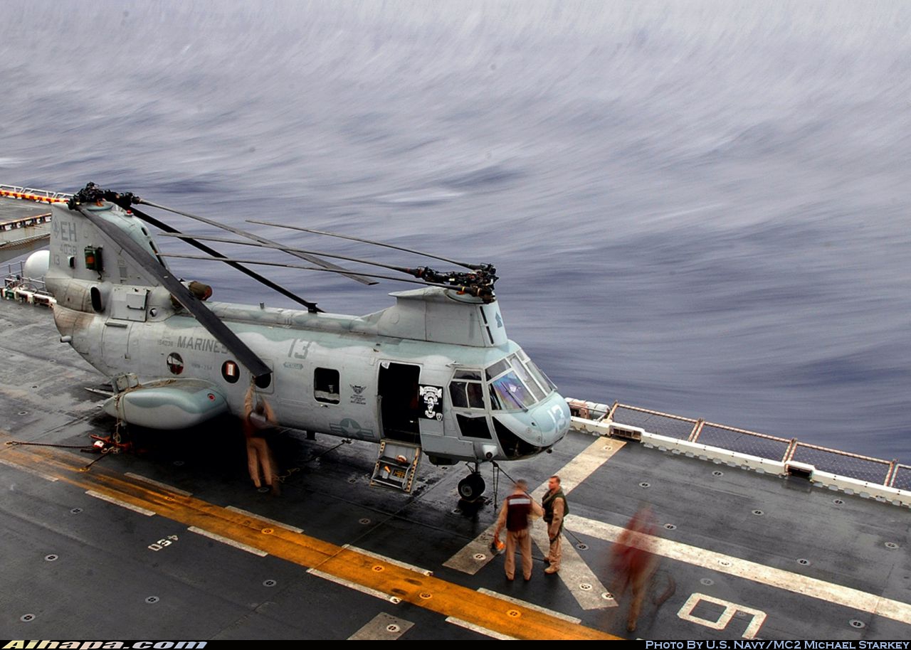 波音-伏托尔 CH-46E&ldquo;海上骑士&rdquo; \vert{} ID:12384