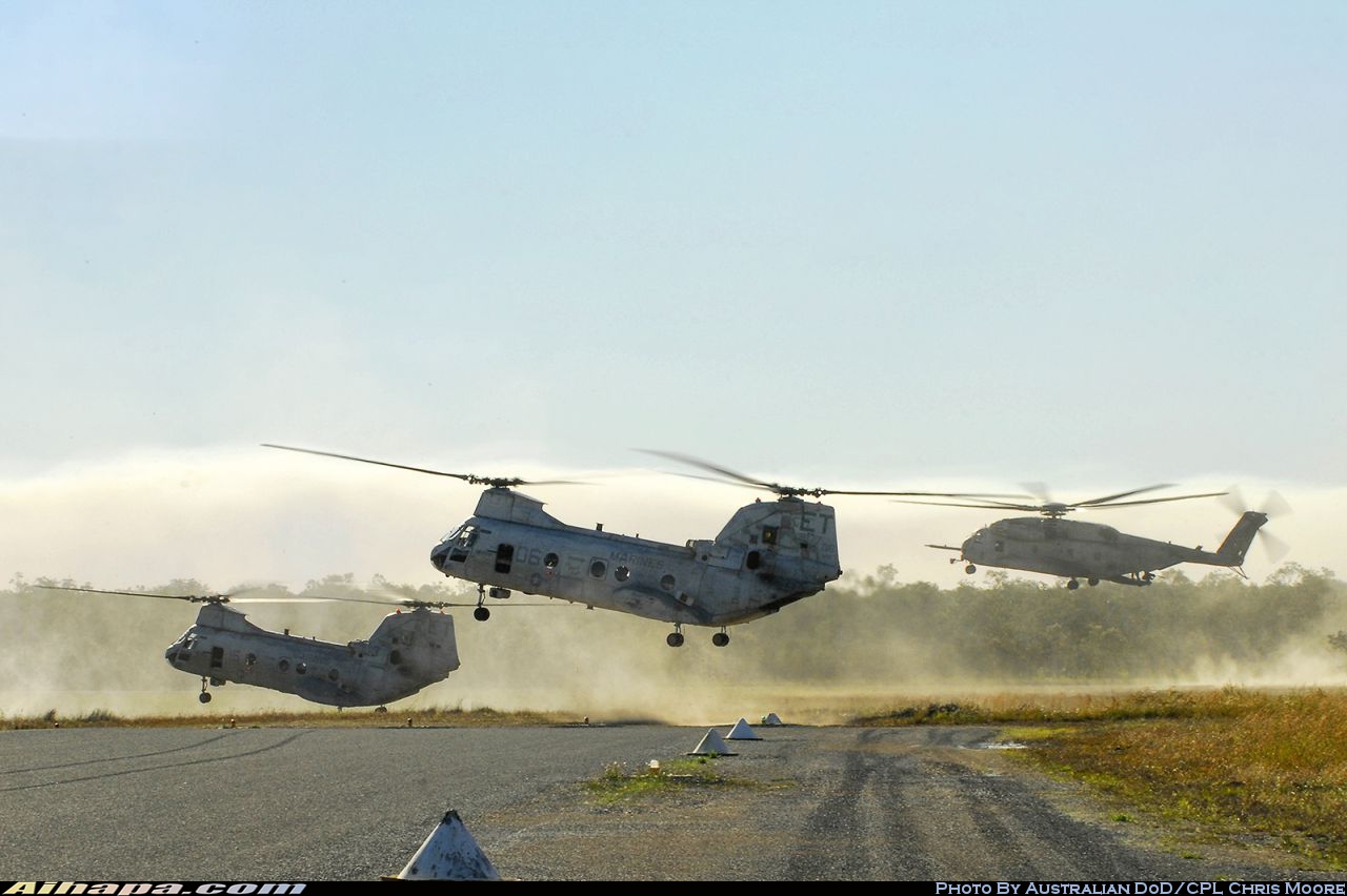 波音-伏托尔 CH-46E&ldquo;海上骑士&rdquo; \vert{} ID:21770