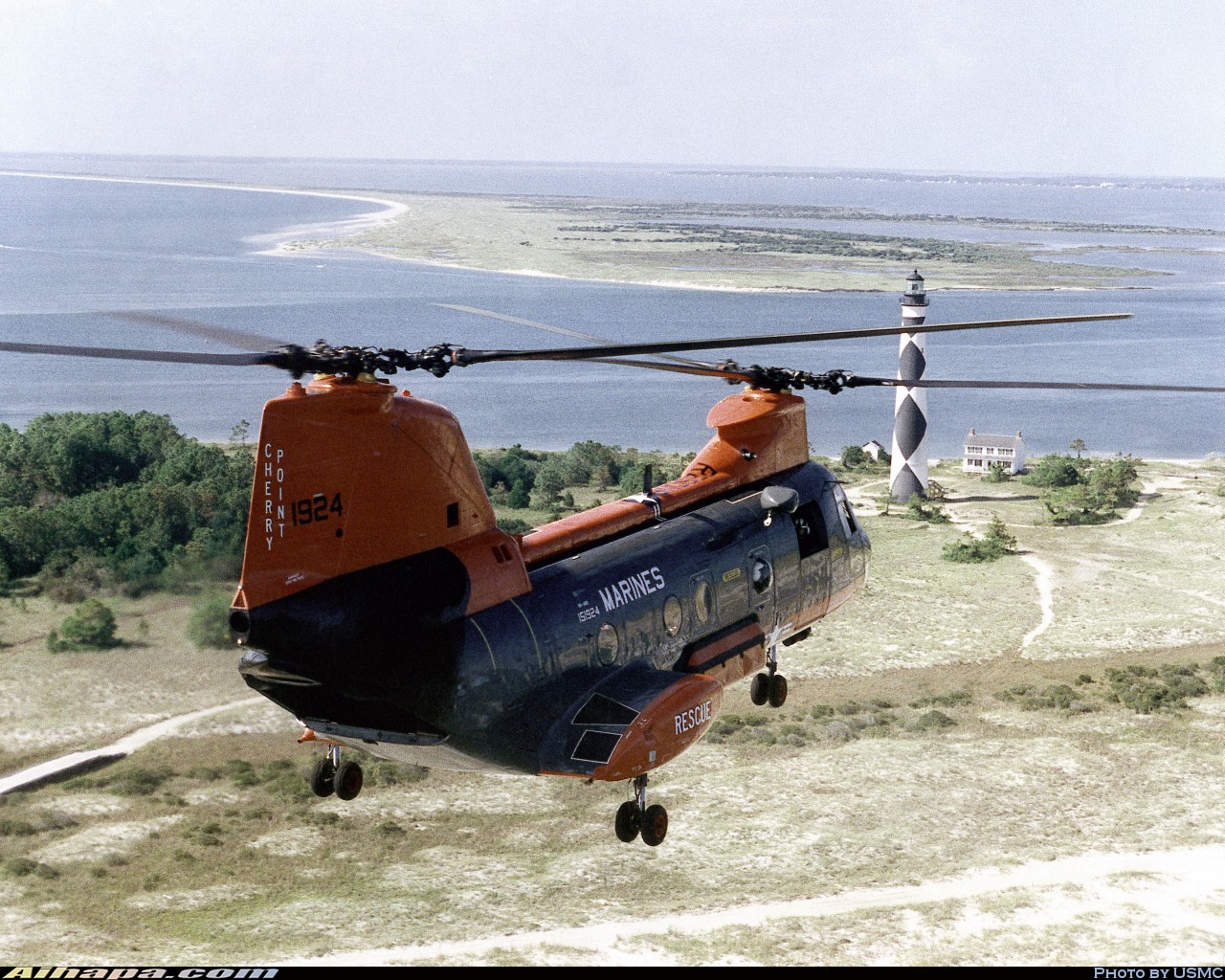 波音-伏托尔 CH-46D&ldquo;海上骑士&rdquo; \vert{} ID:4824