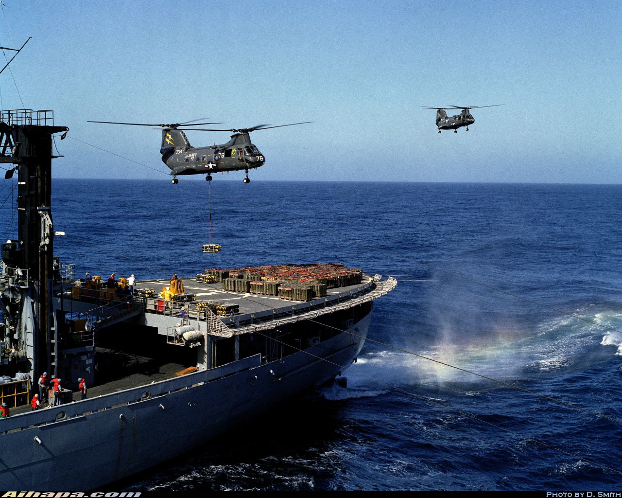 波音-伏托尔 CH-46D&ldquo;海上骑士&rdquo; \vert{} ID:3004